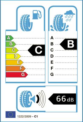 Tyre label: CBGB C1 Summer tyre 0,- 30,- 90,- - 150,- C