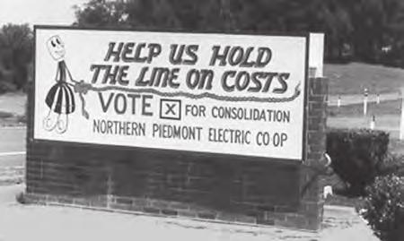 Members vote to consolidate CONSOLIDATION The Creation of Rappahannock Electric Cooperative As a result of the energy crisis of the 1970s and its effect on the cost of wholesale power, both Northern