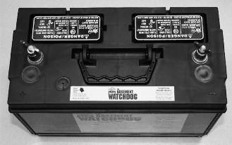 A newly filled battery will sometimes require additional acid after about 20 minutes. Reexamine the fill level, and add additional acid if necessary.
