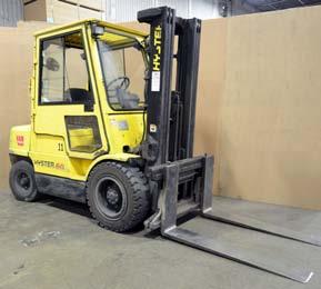 cab View of HYSTER forklifts