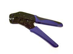 General Hand Tool Types Revised: April 2010 D-Frame Tool Fixed Die-sets Small and lightweight Ratchet mechanism ensures complete crimp cycle Easy access ratchet release Handle pressure adjustment