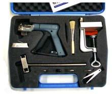 Industry / Product specific kits Revised: April 2010 Pistol Grip tool kit for 2mm FB + HM 1490375-1 for Shielded 2mm FB connectors Pistol Grip hand tool Module feed