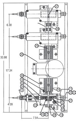 Series 2500 Triplex Parts List Item Part No. No. Reqd. Name Material 1 TB-1483 3 Cover ASTM A48 C.I. 2 P86025075-0200 9 Thumbscr. Cad. Pl.