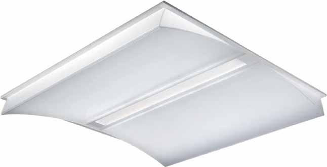 Officelyte Recessed/Modular NB Officelyte will aid in compliance with the latest UK LG7 guidelines for surface illumination in the areas of 50% wall illuminance / 30% ceiling illuminance and <1500