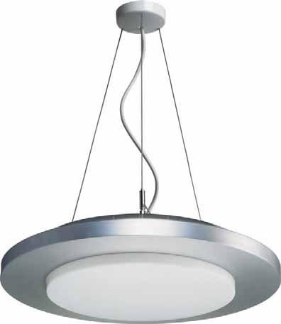 Cassini Pendant Direct/indirect light distribution Integral emergency options - suitable for use on defined escape routes Tamper resistant Main body of the fitting is IP65 rated to reduce dust