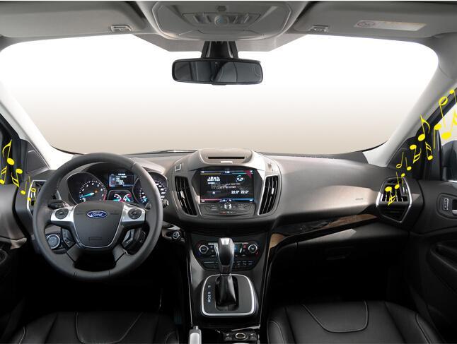11, Dual CAN technology makes the navigation tips sound from OEM speaker beside driver side,