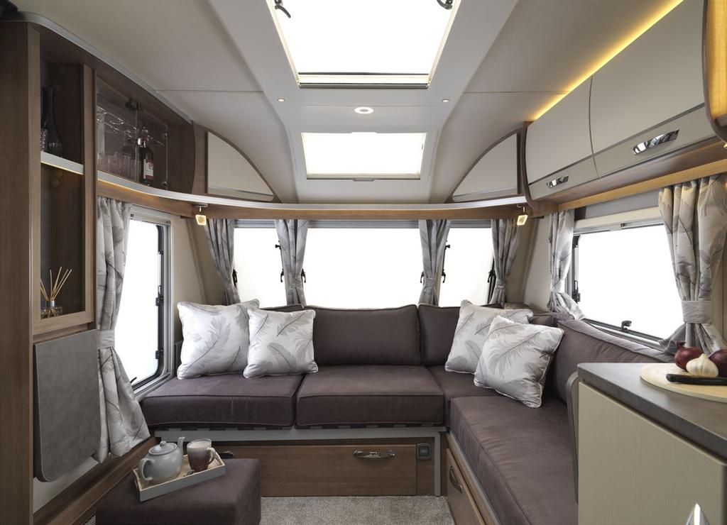 1 2 EXQUISITELY 8FT WIDE EXCEPTIONALLY ALLURING Alaria Caravans has been created to offer you the upmost in luxury, specification and