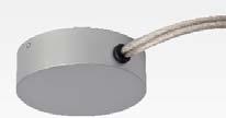 POWER SUPPLY, CEILING 8.1 RECESSED 8.2 SURFACE MOUNTED 8.3 SURFACE MOUNTED, SIDE CABLE Ø 95 x 5 / 50 mm Order separately: 7.