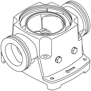 Motor The motor is a totally enclosed, fan-cooled motor with principal dimensions to IEC and DIN standards. The motor is flange-mounted with free-hole flange (FF).