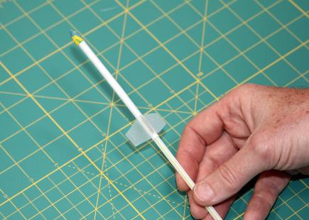 Air Rockets from the horizontal for a really long flight, and give a sharp puff into the straw. Figure 1-30. The completed air rocket.