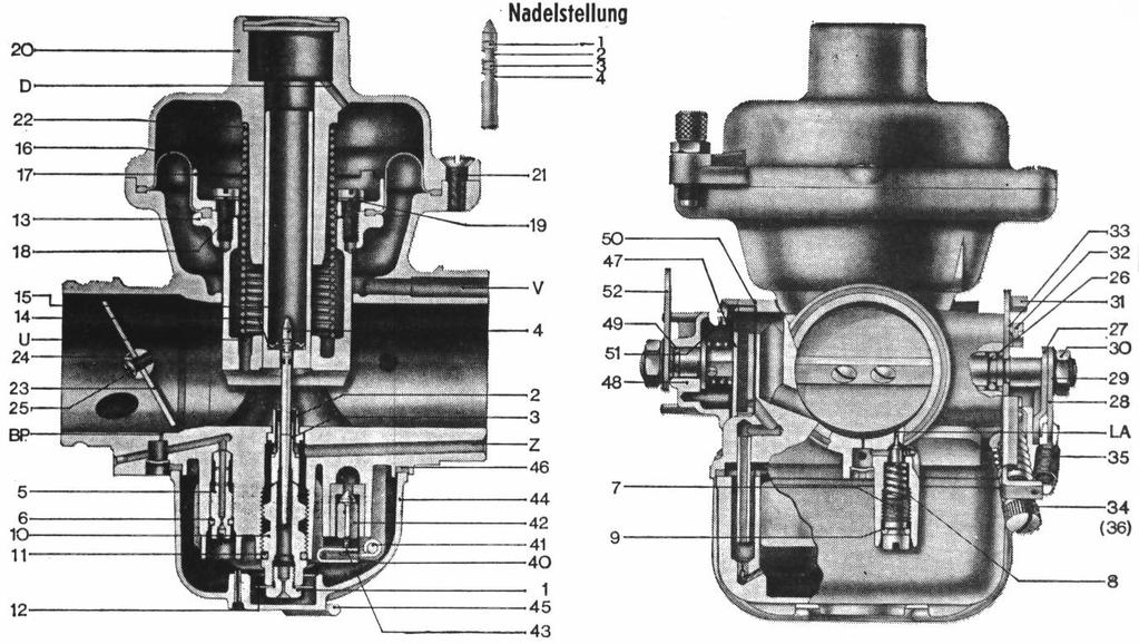 Carburettor Overhaul Figure 30 Carburettor Details Note: As a guide to overhaul read carburetor operation G1 G2 G3 G4 G5 Disassemble carburettor Using over haul kit replace all components Record jet