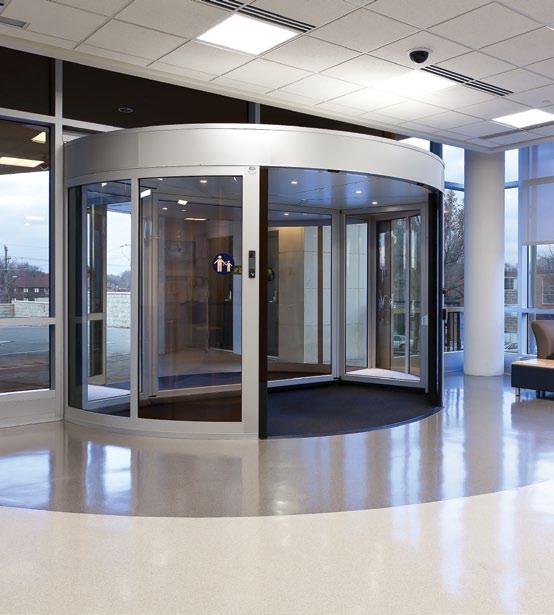 revolving doors with meaningful energy savings revolving doors Revolving doors provide unparalleled climate control, allowing you to position services and facilities very close to the entrance.