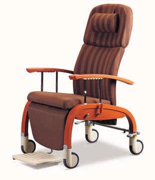 Wooden Fero Relax chair on castors Relax chair on castors