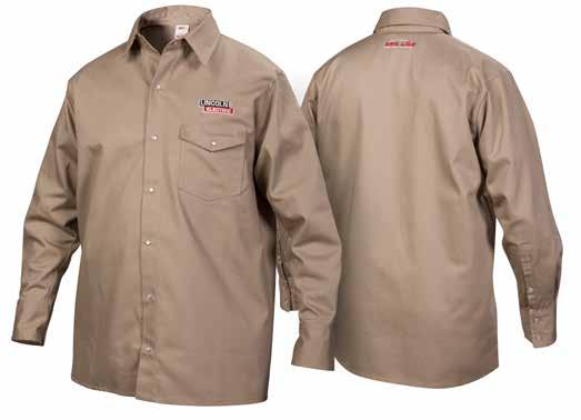 K2985-XXXL FR Welding Shirt Khaki Safety and Comfort in a Single Shirt Ideal for light-duty welding Durable enough for daily use