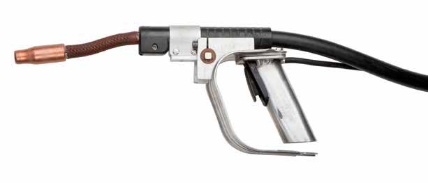 GUNS AND TORCHES Innershield Guns Classic Flux-Cored Self-Shielded Guns A number of models are offered for amperage ratings from 350 to 600 amps Rated at 60% duty cycle Flux-Cored Self-Shielded E12.