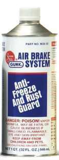 How to Avoid a Freezing Condition in 72000 Wireless Air Kits Important To avoid COLD WEATHER FREEZE UP: Add 4 oz. (1/2 cup) of GUNK Brand AIR BRAKE ANTI FREEZE Directly into each flex member.