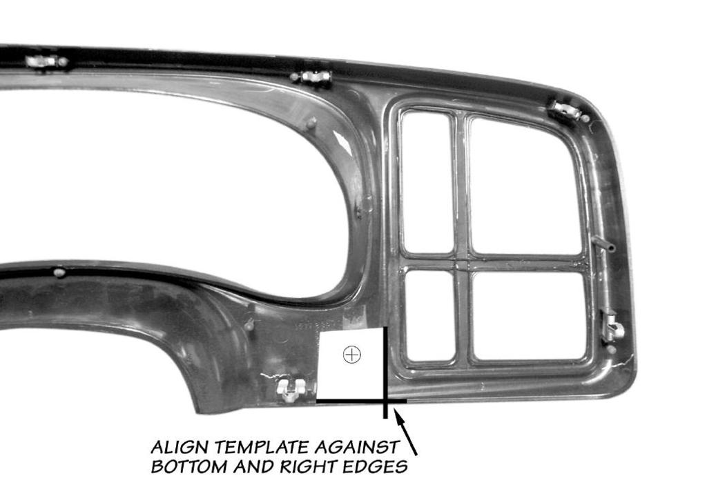 Figure 14 48. Insert the switch shaft into the hole that was drilled in the dash panel.