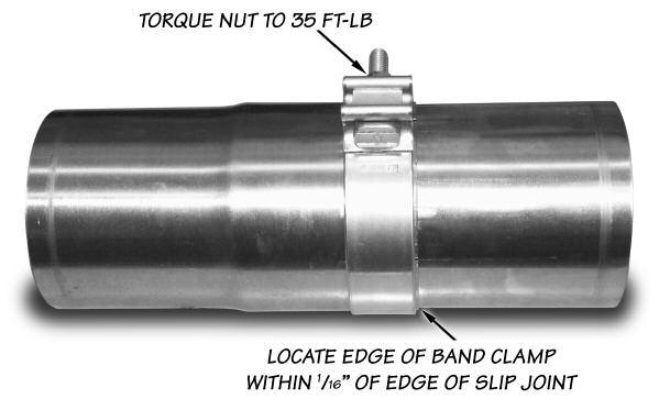 Figure 19 Figure 20 Figure 21 intermediate pipe. Do not tighten the clamp at this time. 68. Slide the outlet of the provided exhaust brake outlet pipe onto the intermediate pipe.