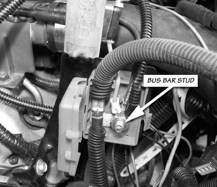 Locate the GREEN and BLACK wire pair on the Banks Brake Harness (previously pulled through the firewall).