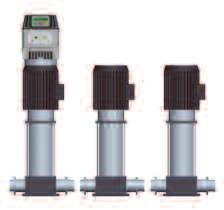 The E-drive manages the alternating operation of the two pumps in order to balance consumption.