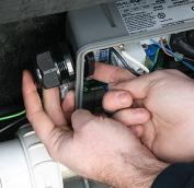 WIRING THE CONTROL BOX : Your electrician should ensure that no jumper wires are removed without consulting the Service Desk.