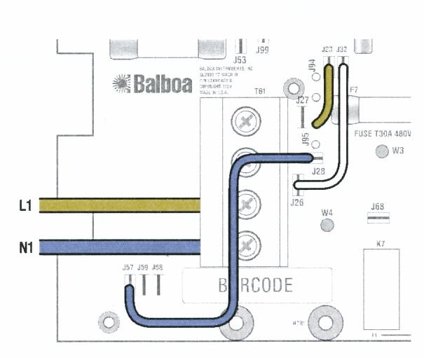 Refer to diagrams below for wiring set up guide - If unsure consult Service desk.
