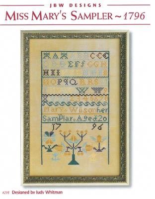 Created on Saturday 23 August, 2014 Miss Mary`s Sampler 1796