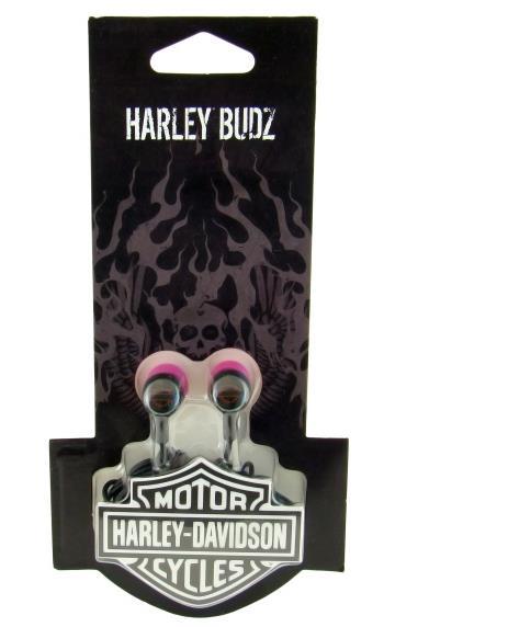 Harley-Budz Skull - White 4 24 7558 84293507558-2 Harley-Budz B&S - Pink 4 24 Harley,