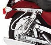 91008-82C Fits 82-later XL, 08-later Dyna (except FLD) and 84-99 Softail models equipped with H-D Chrome Saddlebag Supports. B.