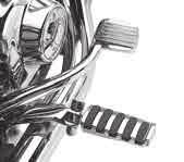 REAR BRAKE LEVER CHROME We start with a stock brake lever, then we add custom styling with highly polished chrome-plating, resulting in a