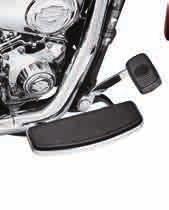 Mini Footboards mount to the standard H-D style footpeg supports and can be used in many rider, passenger and highway peg applications.
