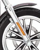 164 DYNA Chassis Trim Front End A. LOWER FORK SLIDERS CHROME Competitively priced, these chrome-plated Lower Fork Sliders give your bike up-front style.