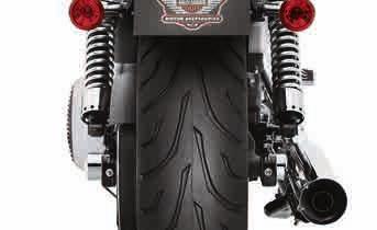 DYNA 169 Chassis Trim Rear End E. WIDE TIRE KIT DYNA STREET BOB SHOWN E. WIDE TIRE KIT DYNA MODELS Add the wide tire look to your 06-later Dyna model.