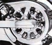 Cover easily bolts on using the stock hardware, or for a finished look, add the Chrome Hardware Kit P/N 94773-07 (sold separately). Fits 07-later Dyna models. 40142-08 Chrome.