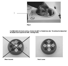 Photo 1: Correct Photo 2: Incorrect Hold the rotor with one hand and secure the rotor to the shaft by turning the rotor nut clockwise. Tighten rotor nut.