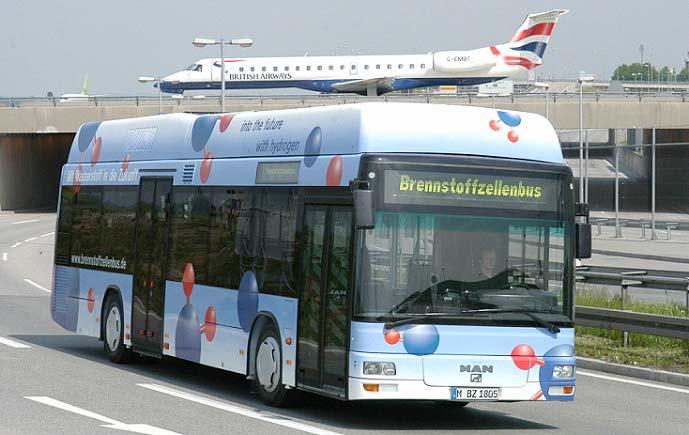 Hybrid fuel-cell bus Environmentally friendly