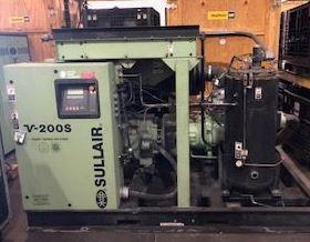 SULLAIR INDUSTRIAL PACKAGES 125HP AIR COMPRESSOR SULLAIR MODEL V200S-125H,