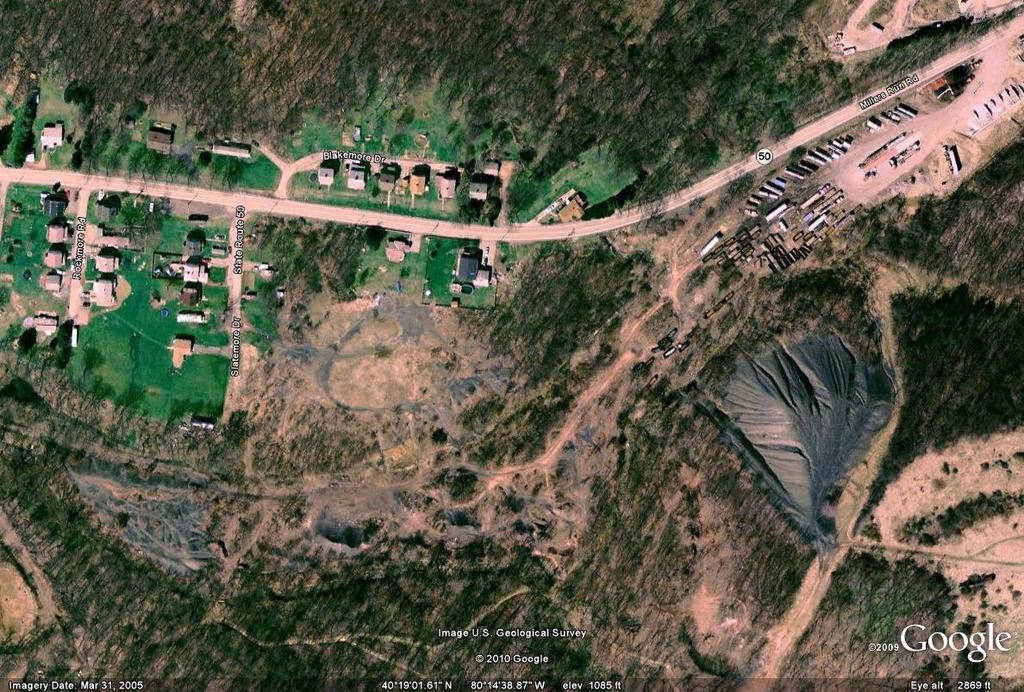 This is a close-up from a 2005 Google Earth