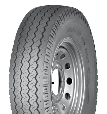 BIAS HIGHWAY SUPER HIGHWAY II Long-wearing, all-position premium rib tire Nylon cord construction Tread design for responsive steering OUTSIDE WLD29 7.00-14LT C/6 89/85 L 11 TL 5.50 26.8 7.
