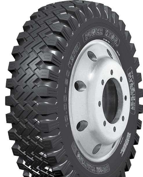 9 104 5510@85 4805@75 TRACTION SUPER TRACTION HD Deep tread depth for excellent tread life Self-cleaning lug design for optimum gripping power All-terrain traction Includes flap OUTSIDE NJ820 8.