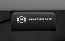 Parking Brake To set the parking brake, hold the regular brake pedal down with your right foot. Push down the parking brake pedal with your left foot.