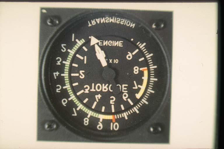 The co-pilot's triple tachometer and torque indicator receive signals from the same transmitter as the pilot s side.