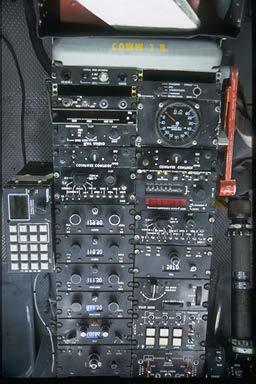 AFCS Control Panel (Bell IFR 212) This panel controls the engaging and disengaging of SCAS and Attitude Mode of AFCS.