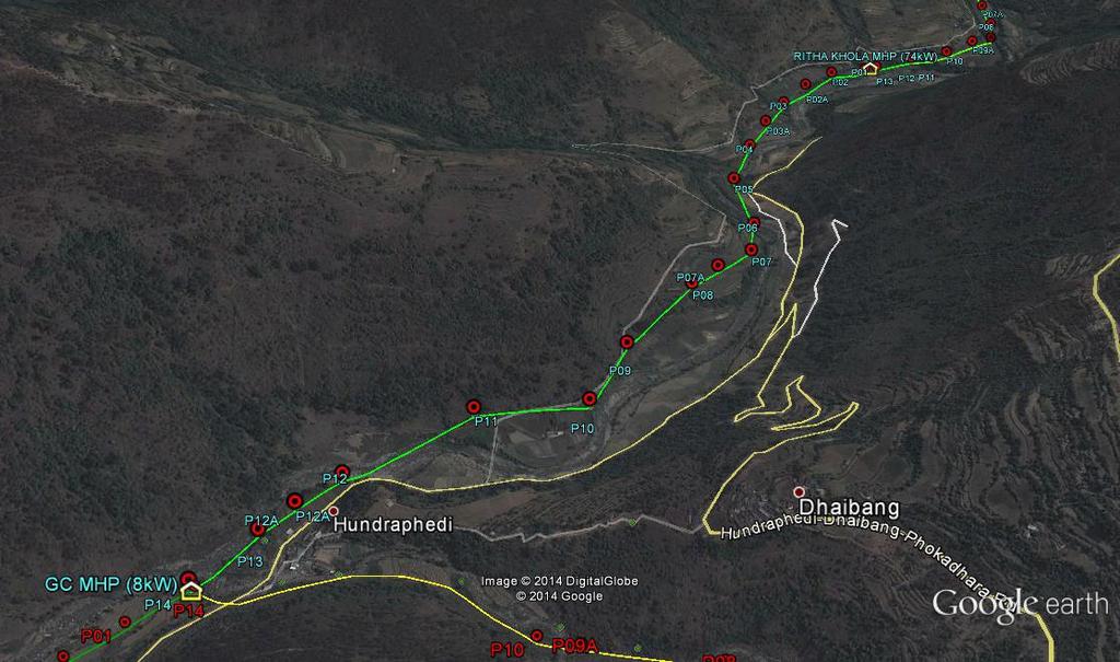 BangDovan Mini-grid- Baglung District >> Along Mid-hill highway; Grid is within 50 km reach >> Population and electricity