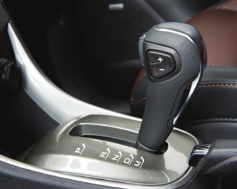AUTOMATIC TRANSMISSION Manual Mode Manual Mode allows the driver to manually select the range of gear positions.