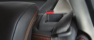 Pull up the tab (A) located at the center front of each seat cushion. 4. Pull up the rear edge of the seat cushion and tilt it forward. 5.