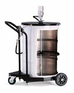 425 290 Portable greaser for 50 Kg. drums. With 2 wheel trolley. Part No. 425 150 Mobile greaser for 50 Kg. drums. With 4 wheel trolley.