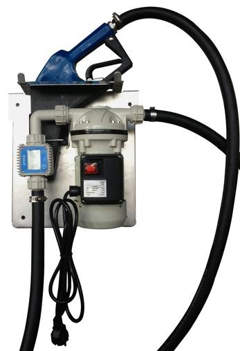 8 General Equipment Garage Equipment Adblue rotary barrel hand pump c/w 3m hose for 205 litre