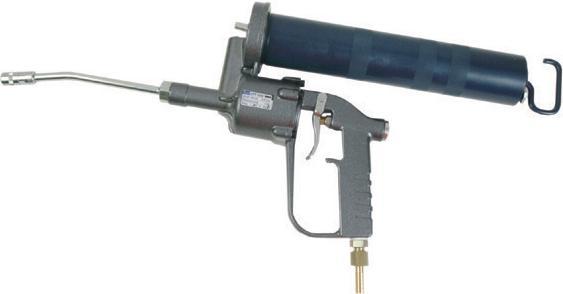 01 GREASE Professional air-operated grease guns practical one-hand operation controlled grease dispensing by single action 1 cm 3 /stroke (0,03 oz) at 400 bar (5.