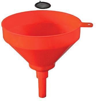 can funnel total height 160 mm suitable for oil cans rigid outlet tube, without filter grip tag temperature resistance